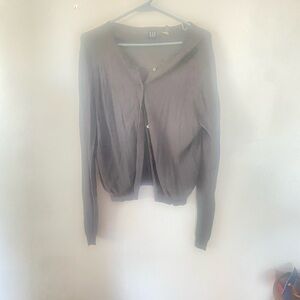 $5!!! GAP long sleeve, button up, lightweight sweater  Large